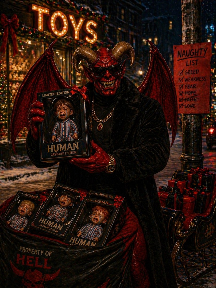 MANIFESTOR with holiday toys