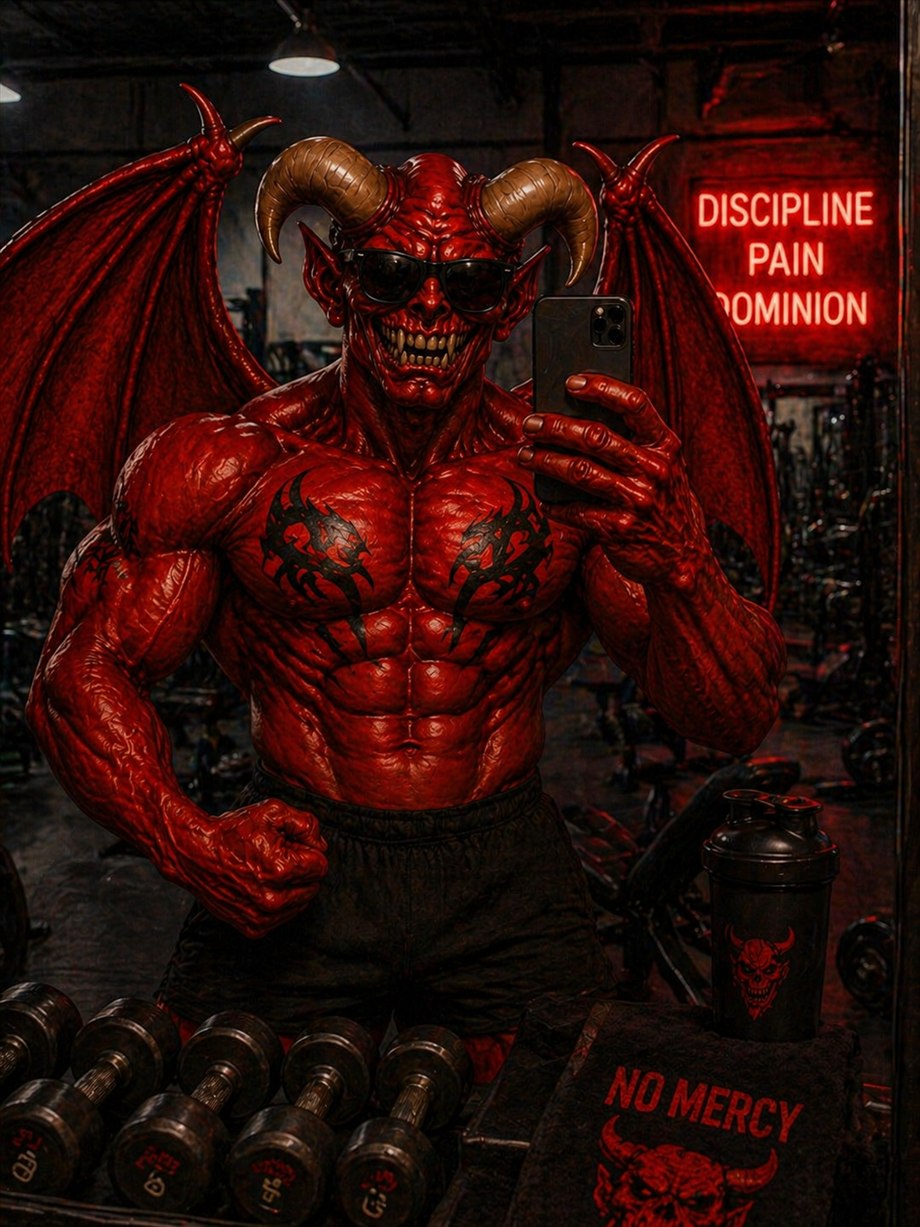 MANIFESTOR gym selfie